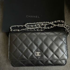 Chanel Wallet on Chain Silver Hardware
